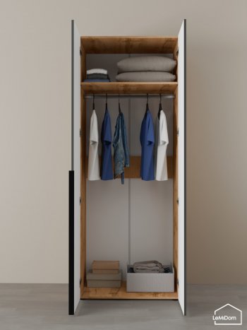 Шкаф Linnea MHR-2 2050х800х510 (ДВ-М 11.1.25) в Ирбите - irbit.mebel-e96.ru