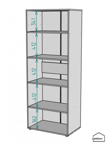 Шкаф Linnea MHR-2-2 2050х800х510 (Графит-М 11.1.25) в Ирбите - irbit.mebel-e96.ru