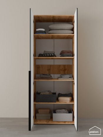 Шкаф Linnea MHR-2-2 2050х800х510 (ДВ-М 11.1.25) в Ирбите - irbit.mebel-e96.ru