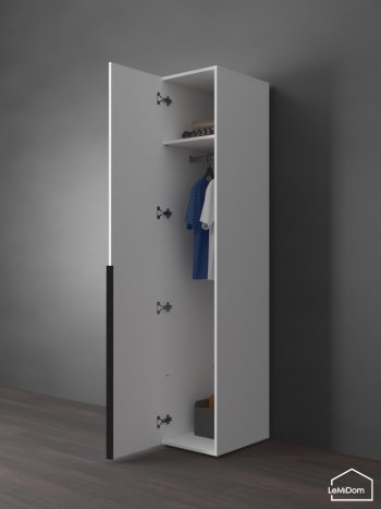 Шкаф Linnea MHR-1 2050х400х510 (Белый-М 11.1.1) в Ирбите - irbit.mebel-e96.ru