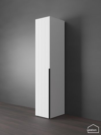 Шкаф Linnea MHR-1-2 2050х400х510 (Белый-М 11.1.1) в Ирбите - irbit.mebel-e96.ru