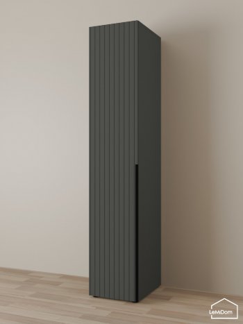 Шкаф Linnea MHR-1-2 2050х400х510 (Графит-М 11.1.25) в Ирбите - irbit.mebel-e96.ru