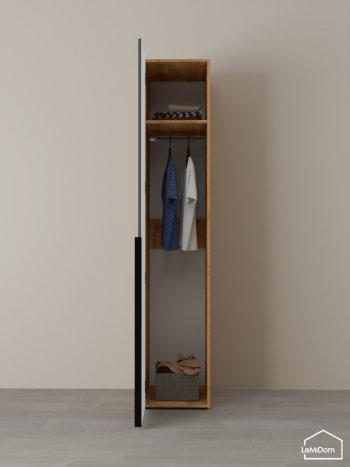Шкаф Linnea MHR-1 2050х400х510 (ДВ-М 11.1.25) в Ирбите - irbit.mebel-e96.ru