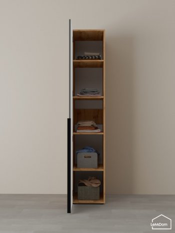 Шкаф Linnea MHR-1-2 2050х400х510 (ДВ-М 11.1.25) в Ирбите - irbit.mebel-e96.ru