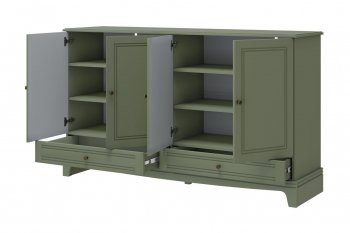 Комод 4 двери 2ящ. Лорето, зеленый самшит (БМ) в Ирбите - irbit.mebel-e96.ru