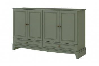 Комод 4 двери 2ящ. Лорето, зеленый самшит (БМ) в Ирбите - irbit.mebel-e96.ru