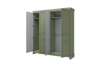 Шкаф 2000 мм распашной ШР-4 Лорето, зеленый самшит (БМ) в Ирбите - irbit.mebel-e96.ru