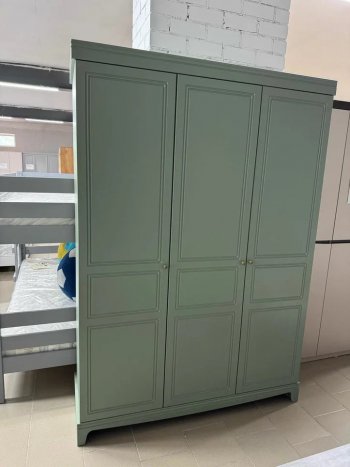 Шкаф 1500 мм распашной ШР-3 Лорето, зеленый самшит (БМ) в Ирбите - irbit.mebel-e96.ru