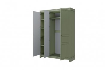Шкаф 1500 мм распашной ШР-3 Лорето, зеленый самшит (БМ) в Ирбите - irbit.mebel-e96.ru