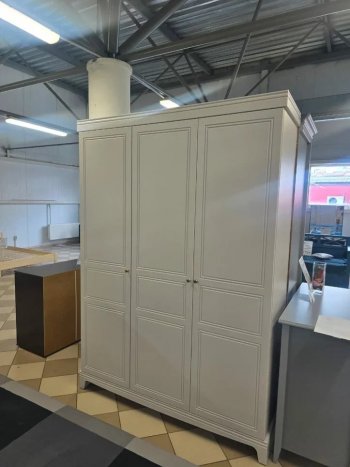 Шкаф 1500 мм распашной ШР-3 Лорето, льняной (БМ) в Ирбите - irbit.mebel-e96.ru