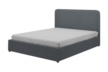 Кровать двуспальная Луиза холодный серый (БМ) в Ирбите - irbit.mebel-e96.ru