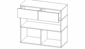 Стенка луксор (АстридМ) в Ирбите - irbit.mebel-e96.ru