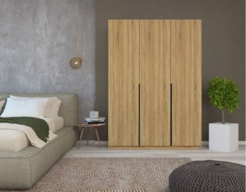 Шкаф распашной 1500 мм М6-3.2 Б+П 150 + ящики (М6) в Ирбите - irbit.mebel-e96.ru