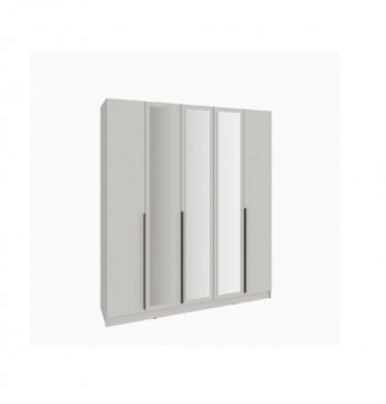 Шкаф Мадрид 2000 мм с зеркалом и ящиками, кашемир (Текс) в Ирбите - irbit.mebel-e96.ru