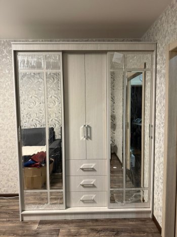 Шкаф-купе Маэстро 1700 мм (Ясень белый) (БТС) в Ирбите - irbit.mebel-e96.ru