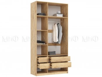 Шкаф 1200 мм Марвэл с доп. ящиками, крафт/грин (Миф) в Ирбите - irbit.mebel-e96.ru
