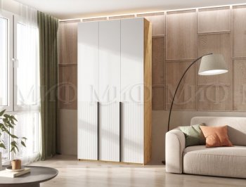 Шкаф 1200 мм Марвэл крафт/белый (Миф) в Ирбите - irbit.mebel-e96.ru