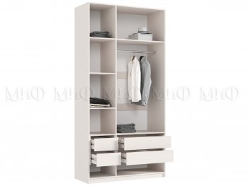 Шкаф 1200 мм Марвэл с доп. ящиками, кашемир (Миф) в Ирбите - irbit.mebel-e96.ru