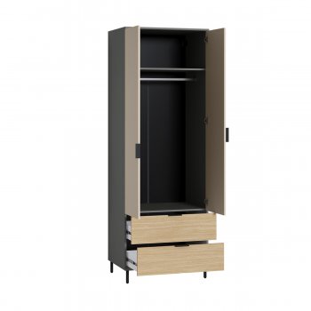 Шкаф 800 мм Марвэл 16.317.02 сер. (Моби) в Ирбите - irbit.mebel-e96.ru