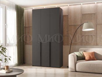 Шкаф 1200 мм Марвэл с доп. ящиками, графит (Миф) в Ирбите - irbit.mebel-e96.ru