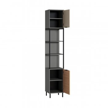 Стеллаж Марвэл 16.426 сер (Моби) в Ирбите - irbit.mebel-e96.ru