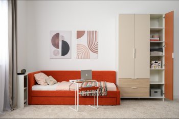 Набор детской мебели Марвэл модульный, бел. (Моби) в Ирбите - irbit.mebel-e96.ru