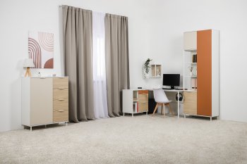 Набор детской мебели Марвэл модульный, бел. (Моби) в Ирбите - irbit.mebel-e96.ru