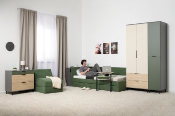 Набор детской мебели Марвэл модульный, сер. (Моби) в Ирбите - irbit.mebel-e96.ru