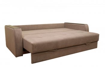 Диван Милан 3, НПБ, ткань Монако 02 (какао) (Хит Диван) в Ирбите - irbit.mebel-e96.ru