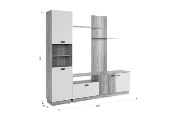 Стенка Моди К1 (Мебельсон) в Ирбите - irbit.mebel-e96.ru