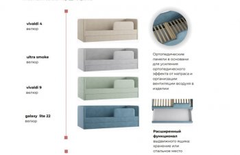 Кровать выкатная Молли-2 (Silva) в Ирбите - irbit.mebel-e96.ru