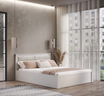 Кровать с подъемным механизмом Монако КР-16 Кашемир (БТС) в Ирбите - irbit.mebel-e96.ru