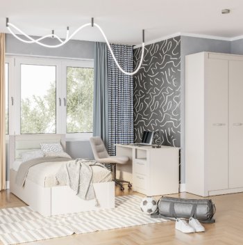 Спальный гарнитур Монако Кашемир (модульный) (БТС) в Ирбите - irbit.mebel-e96.ru