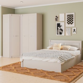 Спальный гарнитур Монако Кашемир (модульный) (БТС) в Ирбите - irbit.mebel-e96.ru