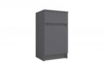 Тумба для обуви с 1ящ. Мори МПТ400 графит (ДСВ) в Ирбите - irbit.mebel-e96.ru