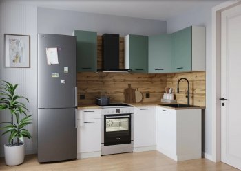 Кухонный гарнитур угловой Муссон 2000*1200 мм (Sanvut) в Ирбите - irbit.mebel-e96.ru