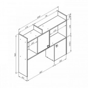 Надстройка для стола Дельта-17.05 в Ирбите - irbit.mebel-e96.ru | фото