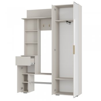 Прихожая Ницца ПР-04 Кашемир (БТС) в Ирбите - irbit.mebel-e96.ru