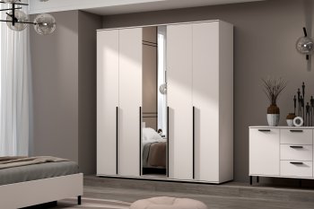 Шкаф 2000 мм Норден с зеркалом (Зарон) в Ирбите - irbit.mebel-e96.ru
