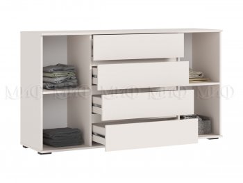 Комод 2 двери 4 ящика (1600) Норд, кашемир (Миф) в Ирбите - irbit.mebel-e96.ru
