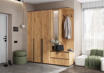 Прихожая Норд+Шкаф 1200, крафт (Миф) в Ирбите - irbit.mebel-e96.ru