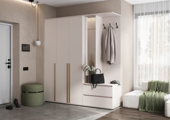 Прихожая Норд+Шкаф 1200, кашемир (Миф) в Ирбите - irbit.mebel-e96.ru