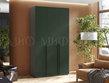 Шкаф 1200 мм 3-х ств. Норд графит/изумруд (Миф) в Ирбите - irbit.mebel-e96.ru