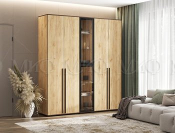 Шкаф Норд+ пенал со стеклом (Миф) в Ирбите - irbit.mebel-e96.ru