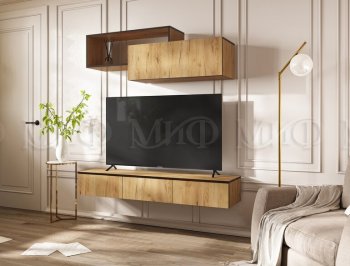Стенка Норд-2 дуб крафт (Миф) в Ирбите - irbit.mebel-e96.ru