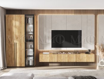 Стенка Норд дуб крафт (Миф) в Ирбите - irbit.mebel-e96.ru
