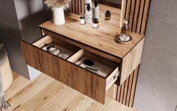 Шкаф 800+Тумба с зеркалом Норд (Миф) в Ирбите - irbit.mebel-e96.ru