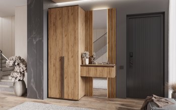 Шкаф 800+Тумба с зеркалом Норд (Миф) в Ирбите - irbit.mebel-e96.ru