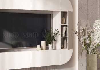 Стенка Норд (Зона ТВ), кашемир (Миф) в Ирбите - irbit.mebel-e96.ru