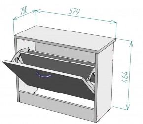 Обувница W1 (Белый) в Ирбите - irbit.mebel-e96.ru